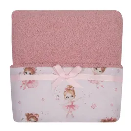 koc-pledzik-dwustronny-boucle-bawelna-druk-90x75-cm-rozowy-miekki-gruby-koc