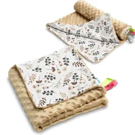 kocyk-minky-lekki-75x100-cm-bawelniany-dwustronny-z-wstazeczkami