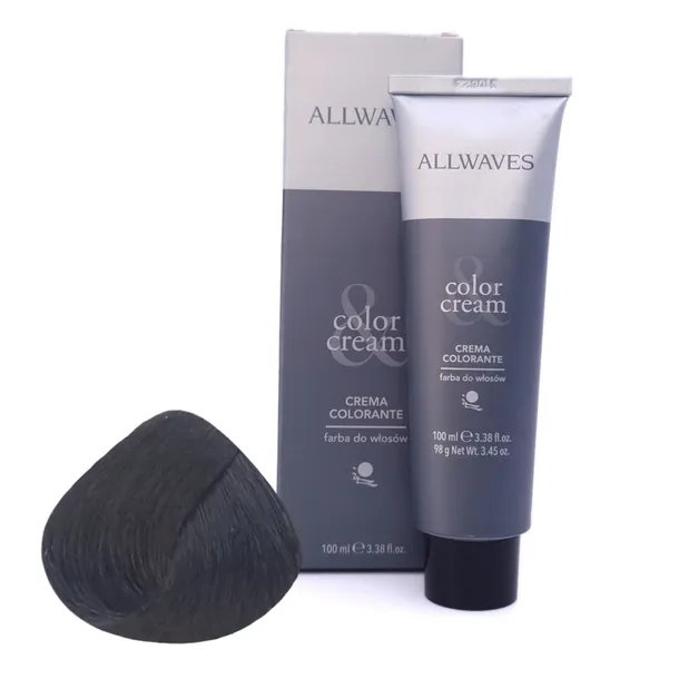 ALLWAVES Farba Do Włosów 1.0 Czarny 100ml