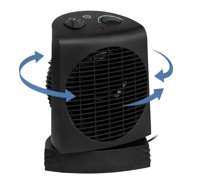 Termowentylator Grzejnik Elektryczny Farelka 2000W Oscylacja obrót o 85°