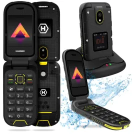 hammer-bow-lte-4g-pancerny-telefon-komorkowy-z-klapka-baza-ladujaca-zestaw