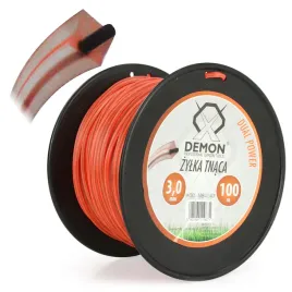 zylka-tnaca-3mm-100m-kwadrat-zbrojona-dual-power-do-kos-podkaszarek-demon