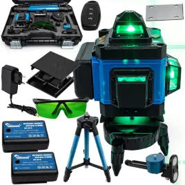 poziomica-laserowa-laser-krzyzowy-zielony-samopoziomujaca-4d-360-statyw