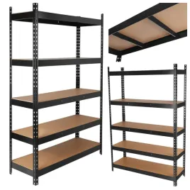 geko-regal-magazynowy-metalowy-czarny-180x40x120cm-280kg-wzmocniony-g10868