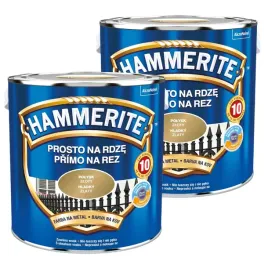 hammerite-farba-do-metalu-5l-prosto-na-rdze-zloty-polysk-zestaw-2x25l