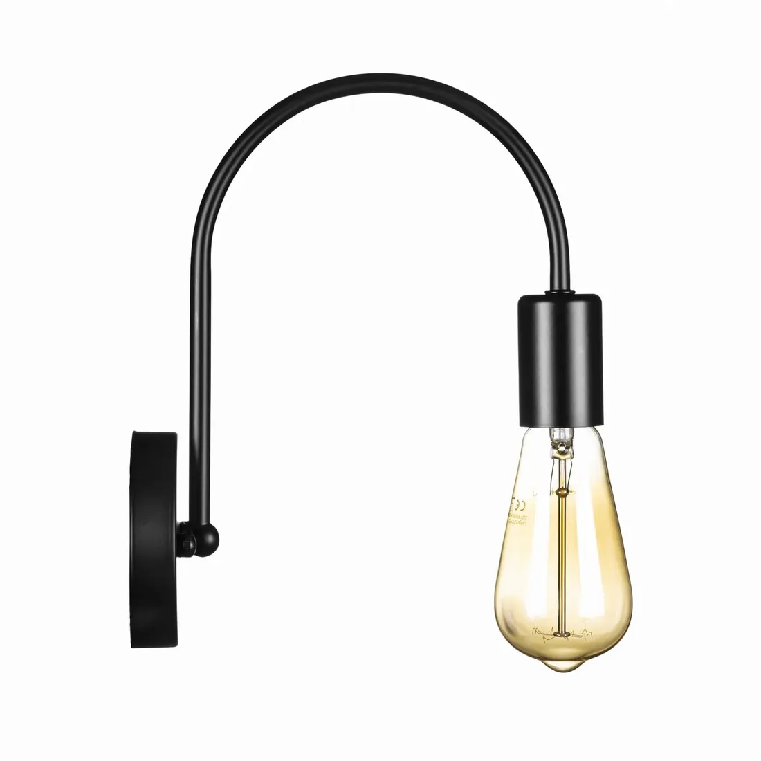 kinkiet-retro-luk-e27-loft-czarny
