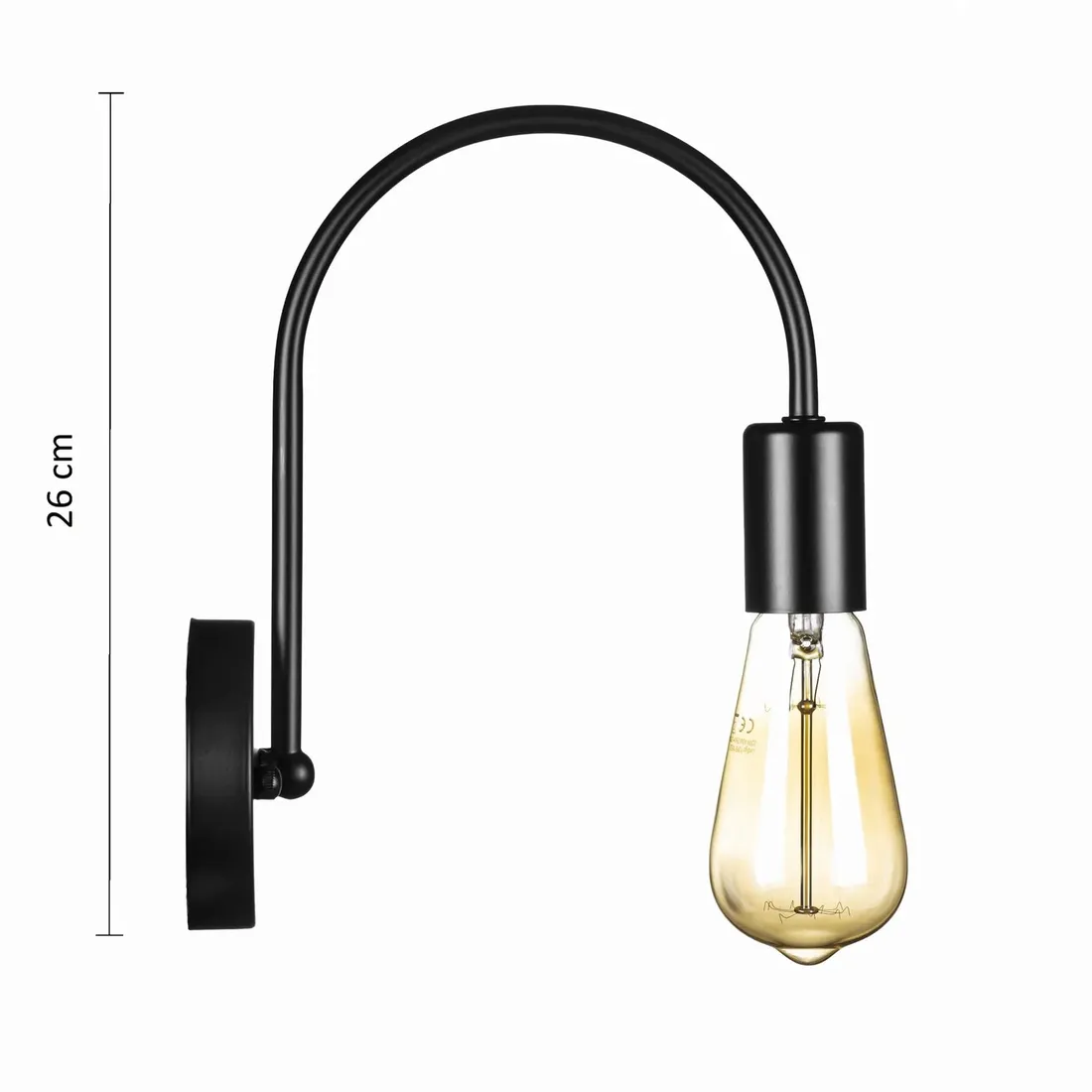 kinkiet-retro-luk-e27-loft-czarny
