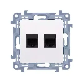 kontakt-simon-10-gniazdo-komputerowe-2x-rj45-bialy