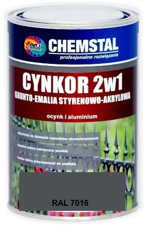 CHEMSTAL CYNKOR 2W1 OCYNK ALUMINIUM RAL7016 5L