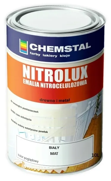 chemstal-emalia-nitrolux-nitro-biala-mat-10l-gama-kolorystyczna-biel