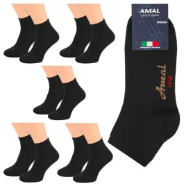 stopki-damskie-wloskie-bawelniane-czarne-39-42-amal-5-par