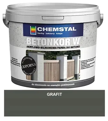 CHEMSTAL BETONKOR W FARBA DO BETONU GRAFIT 3L