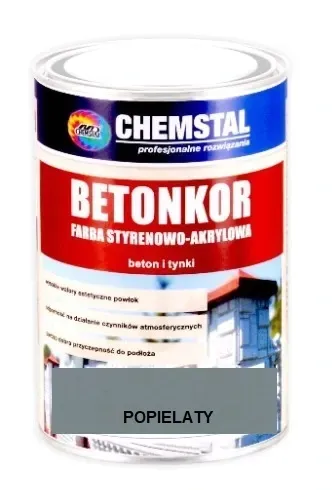 CHEMSTAL BETONKOR FARBA DO BETONU POPIELATY 5L