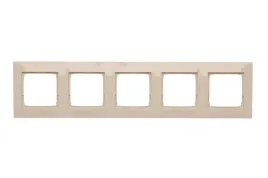 simon54-ramka-5-krotna-dr5-41-bezowy