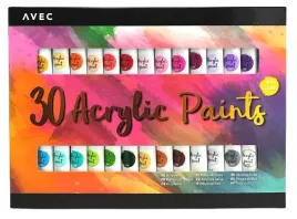 farby-akrylowe-avec-30-sztuk-x-12-ml-malowanie-akrylami-duza-gama-kolorow