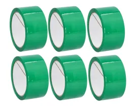 6-x-48mm-66y-tasma-pakowa-klejaca-zielona-kauczuk