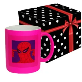 kubek-neon-rozowy-spiderman-16-prezent