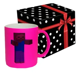 kubek-neon-rozowy-minecraft-15-prezent