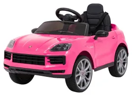autko-na-akumulator-dla-dzieci-porsche-cayenne-2x45w-rozowy-bdm0990-roz