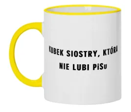 kubek-bialy-zolte-brzegi-m2p-pis-12