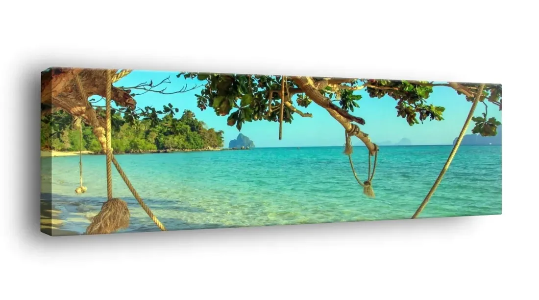 obraz-na-plotnie-145x45-m2p-morze-10-canvas-wzory