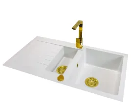 kuchenny-zlewozmywak-granitowy-15-komorowy-ociekacz-bateria-zloto