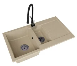 kuchenny-zlewozmywak-granitowy-15-komorowy-z-ociekaczem-duzy-bateria