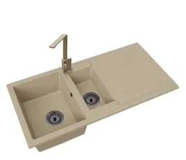 kuchenny-zlewozmywak-granitowy-duzy-15-komory-bateria-nook-syfon-czarny