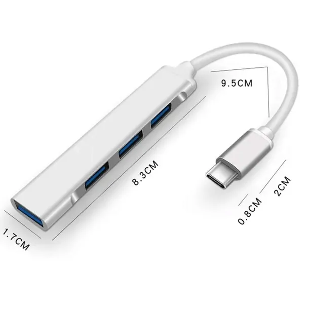 adapter-4w1-hub-usb-c-usb-2-0-kod-producenta-4usb-stan-nowy
