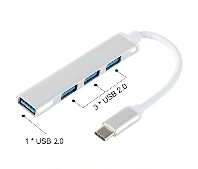 adapter-4w1-hub-usb-c-usb-2-0-stan-nowy