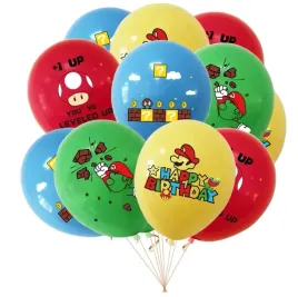 balon-klasyczny-mario-bros-12-szt-z-nadrukiem