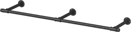 drazek-na-ubrania-scienny-ze-stali-czarny-170-cm