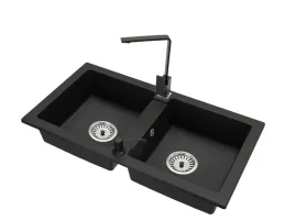 zlewozmywak-granitowy-dwukomorowy-borys-syfon-chrom-bateria-nook-dozownik