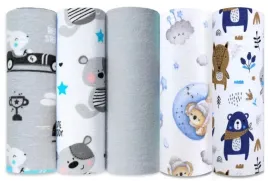 pielucha-pieluszka-flanelowa-5-pak-zestaw-5-sztuk-kolorowe-grube-z-flaneli