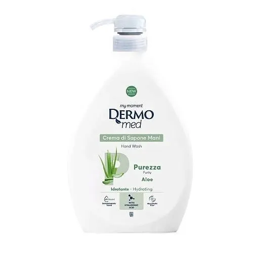 Włoskie mydło w kremie do rąk z aloesem 1000ml Dermomed