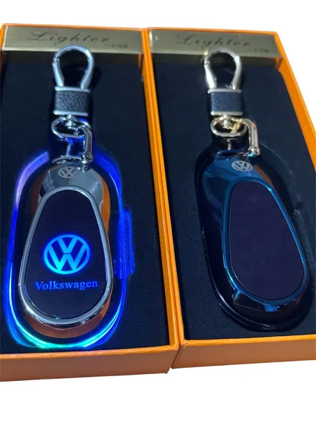 Elegancki brelok VW LED zapalniczka żarowa Volkswagen Brelok 3 kolory NOWY