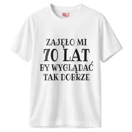 koszulka-biala-meska-zajelo-mi-70-urodziny-prezent-upominek-r-xl