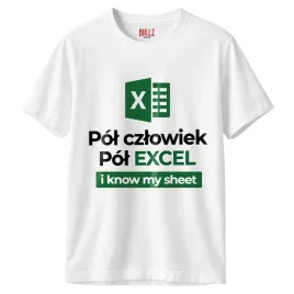 koszulka-biala-meska-pol-czlowiek-pol-excel-zabawny-prezent-r-m