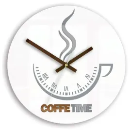 zegar-scienny-coffee-time-ii-white-lumarko