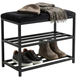 szafka-polka-regal-na-buty-czarna-60cm-czarne-siedzisko-loft-pordukt-polski