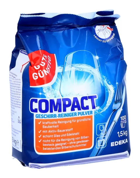 Proszek do Zmywarki G&G Compact 1,5kg 100 Myć DE