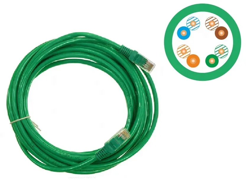 przewod-skrecany-patchcord-utp-kat-5e-10x5m-stan-nowy