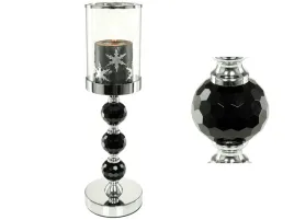 swiecznik-lampion-glamour-3-czarne-krysztal-kule