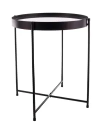 stolik-kawowy-okragly-loft-czarny-mat-z-lustrem