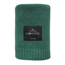 lullalove-kocyk-dziany-koc-bambusowy-zielen-80x100