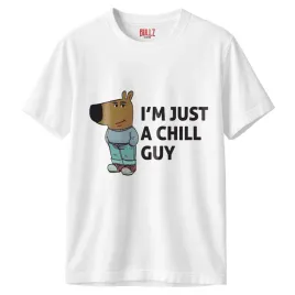 koszulka-biala-meska-i-m-just-a-chill-guy-zabawny-prezent-r-xxl