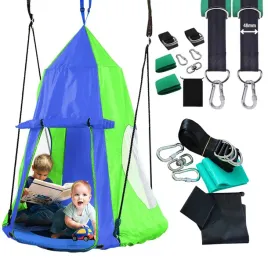 bocianie-gniazdo-z-namiotem-niebieskie-pasy-do-zawieszenia