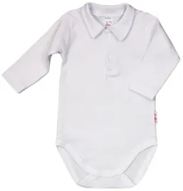body-kolnierzyk-polo-biale-chrzest-r-80-klekle