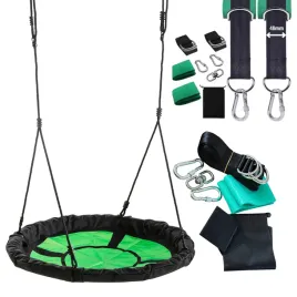 duze-bocianie-gniazdo-pianka-100-cm-zielone-pasy-do-zawieszenia