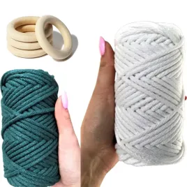 sznurek-bawelniany-pleciony-zestaw-100m-zielony